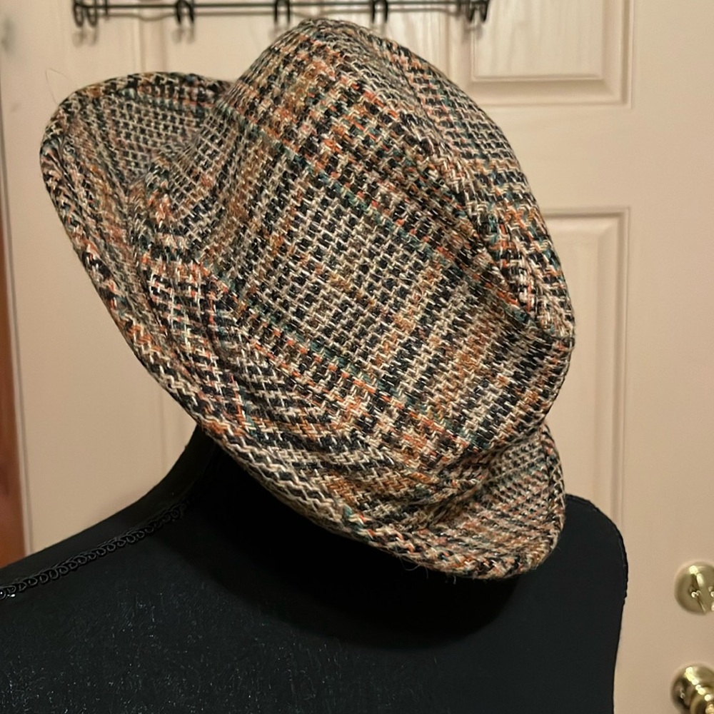 Vintage Vintage Men’s Tweed Wool Fedora Hat Size 7 EUC
